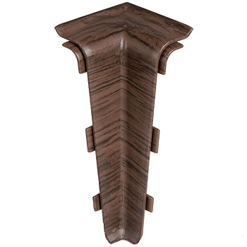 Угол внутренний для плинтуса ПВХ Arbiton Indo 70 14 Венге Африка 2 штуки